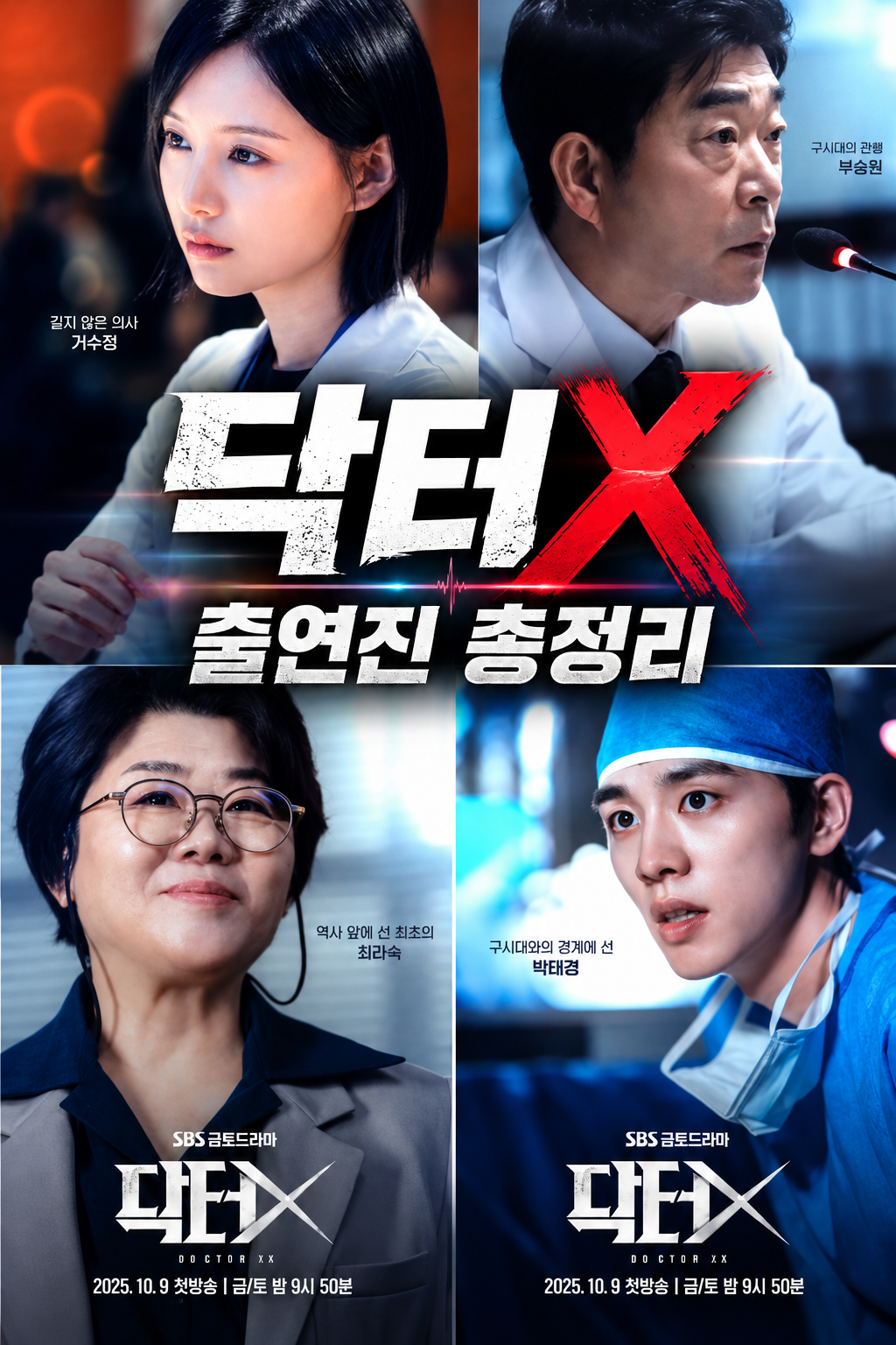 닥터X 하얀 마피아의 시대 출연진·줄거리·몇부작·OTT 총정리