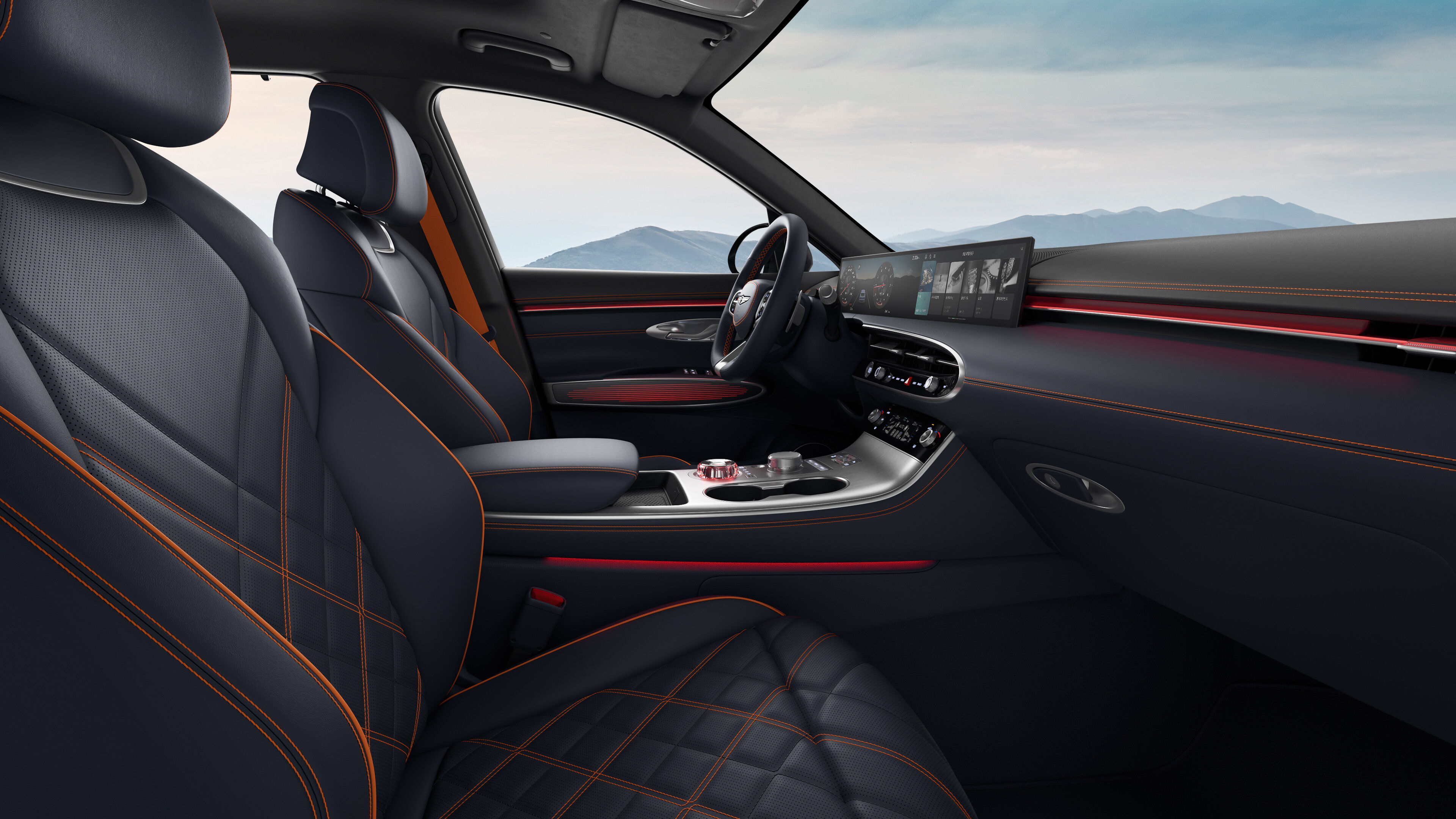 gv70 구매 전 링컨 노틸러스 실내비교