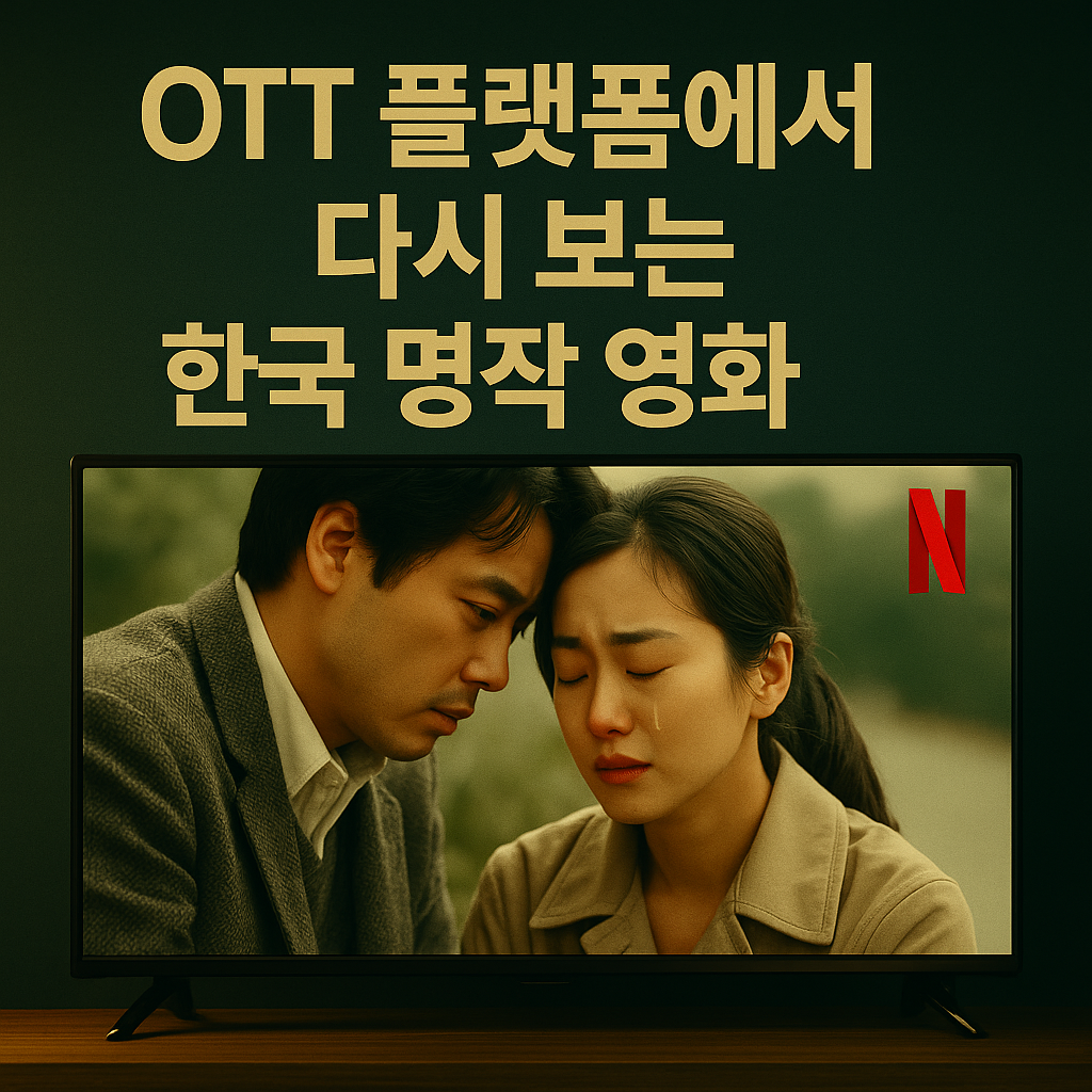 OTT 플랫폼에서 다시 보는 한국 명작 영화의 장면