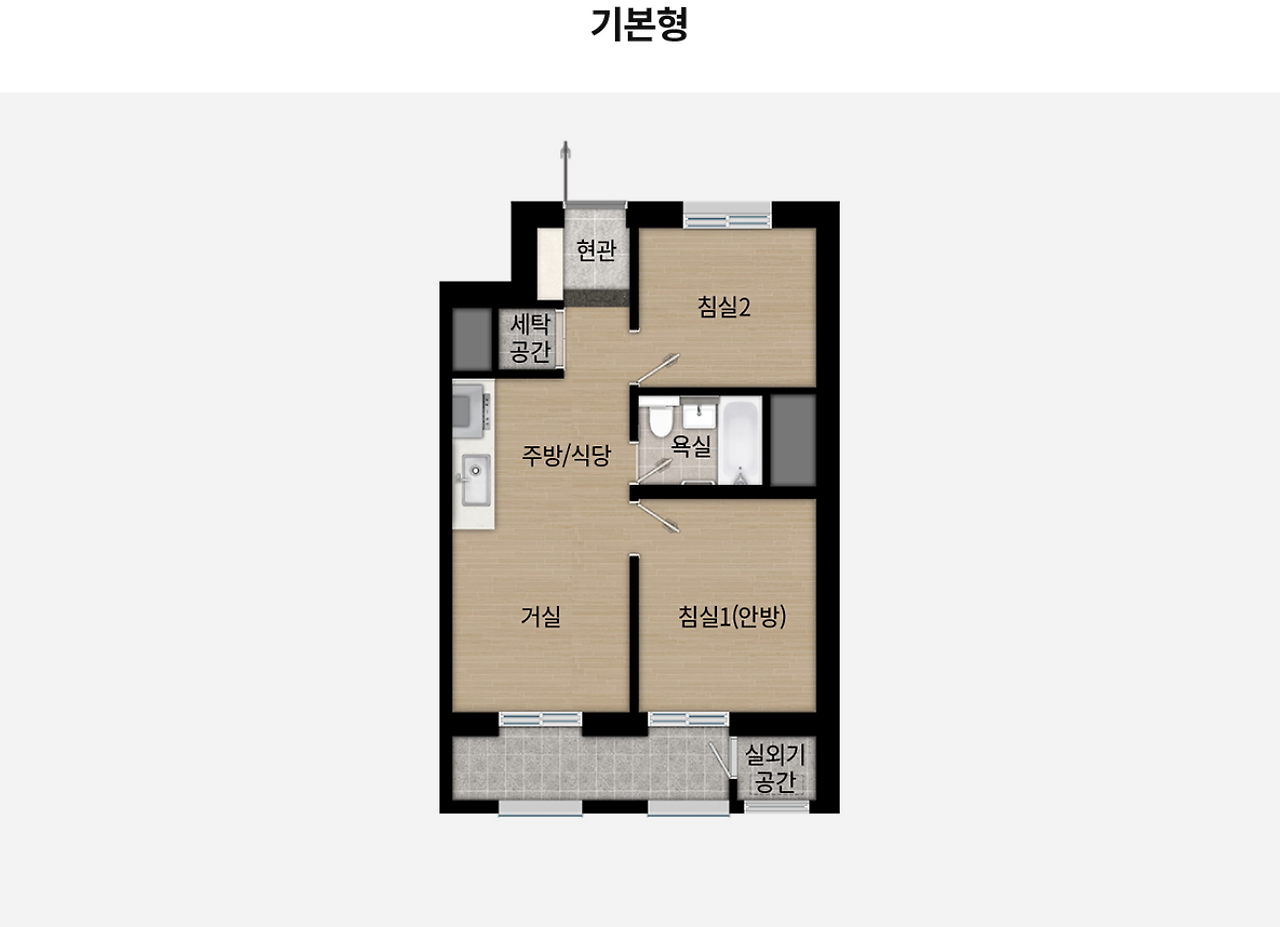 45A 기본형 평면도