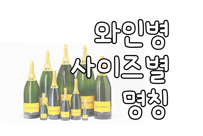 와인병 사이즈별 명칭