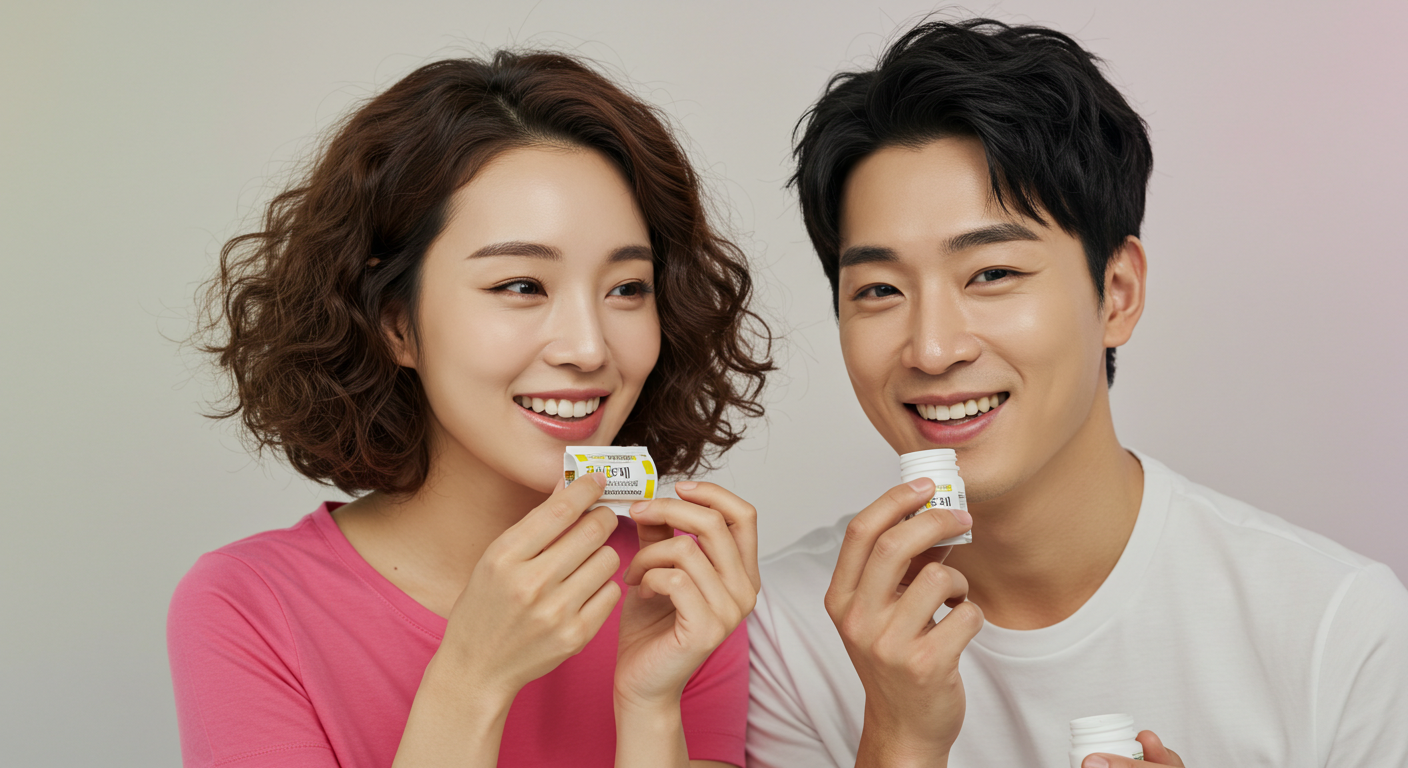 영양제 먹는 시간