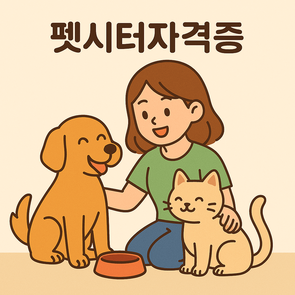 펫시터자격증, 반려동물 돌봄 전문가가 되는 첫걸음!