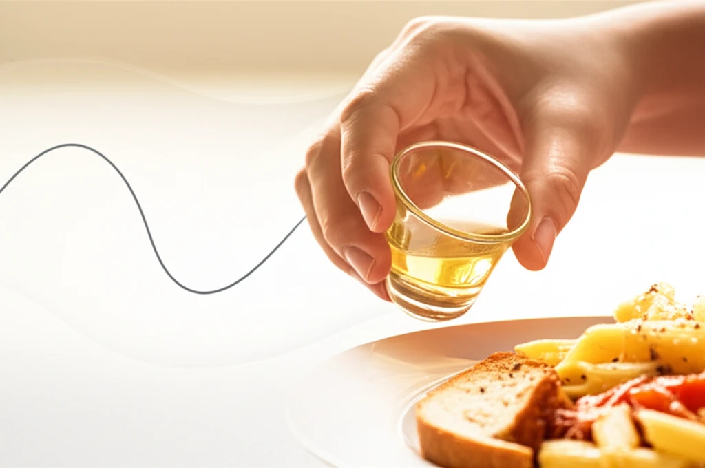 아세트산의 브레이크 작용 혈당 스파이..