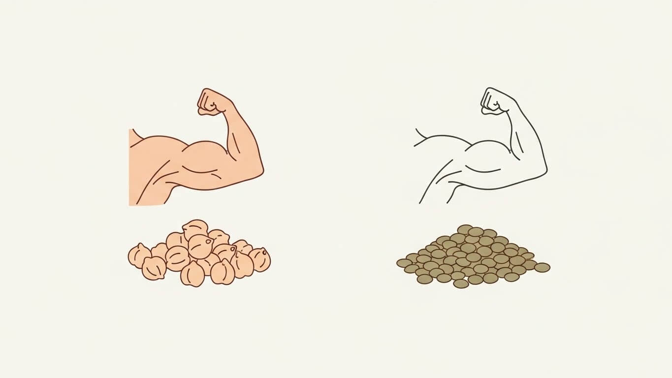 단백질 비교: 아미노산 구성과 함량