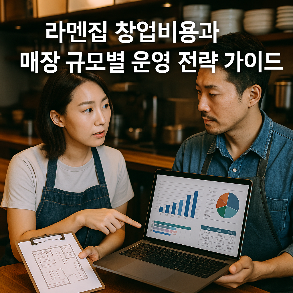 라멘집 창업비용과 매장 규모별 운영 전략 가이드