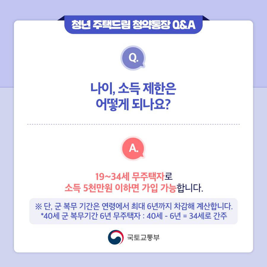 청년 주택드림 청약통장 가입조건 및 혜택, 전환 방법