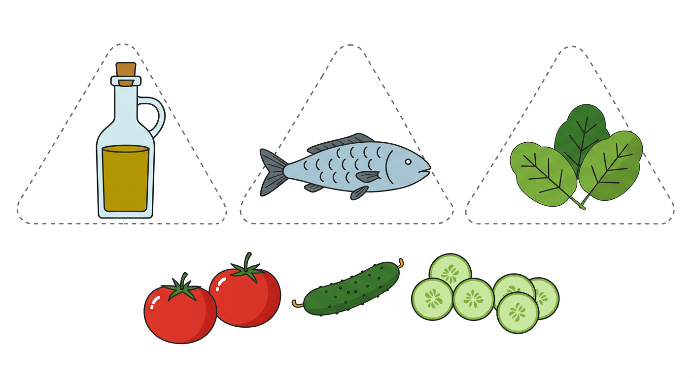 지중해식 식단: 항염의 골든 룰