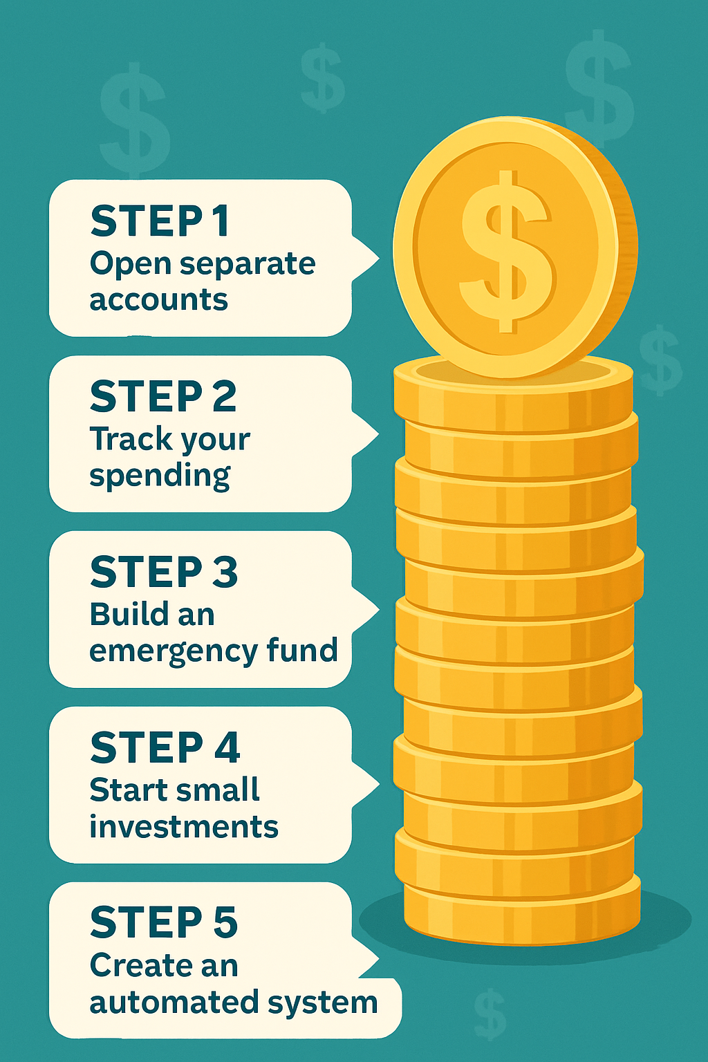 쉬운 재테크 입문, 이 5단계만 기억하세요