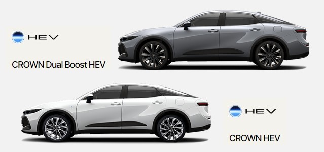 토요타 크로스오버 크라운 듀얼 부스트 하이브리드, 크라운 하이브리드 - 가격비교, 연비비교, 제원, 기본품목