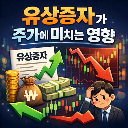 유상증자가 주가에 미치는 영향