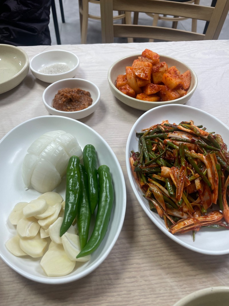 연일옻닭 밑반찬