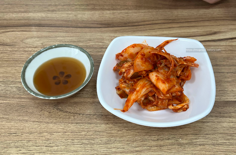 코끼리냉면손칼국수 김치