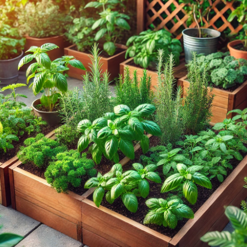 허브식물 재배 관련 이미지