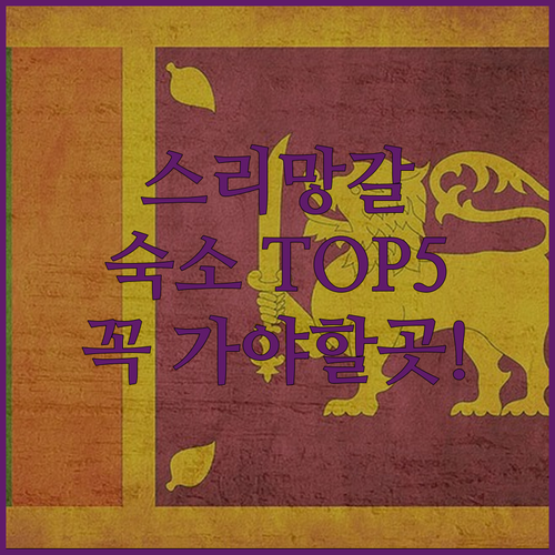 방글라데시 스리망갈 숙소 추천 TOP..