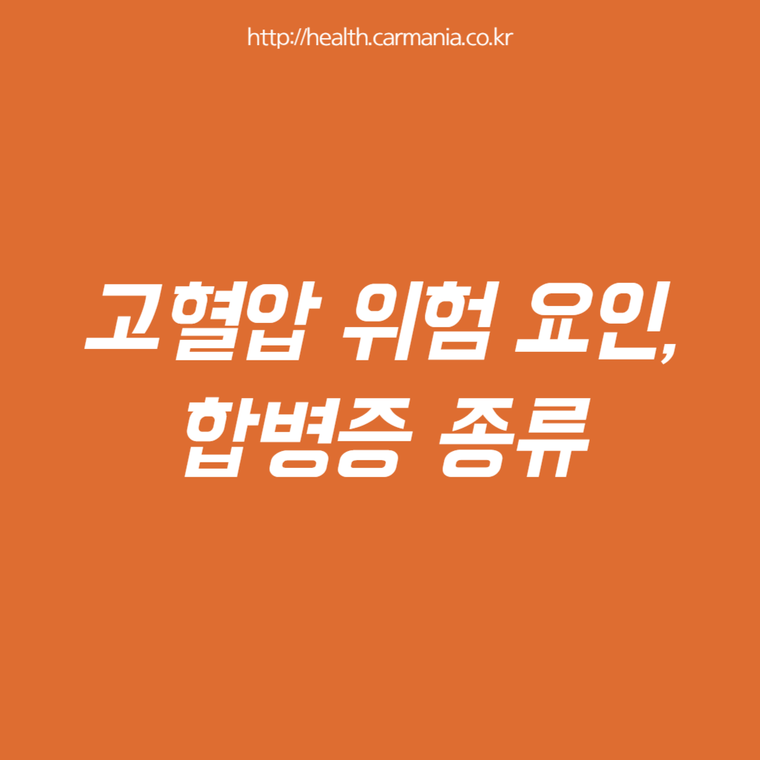 고혈압 위험 요인과 합병증