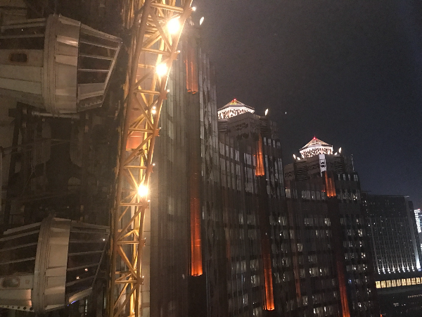 Studio City Macao 내 Golden Reel 밖 풍경3