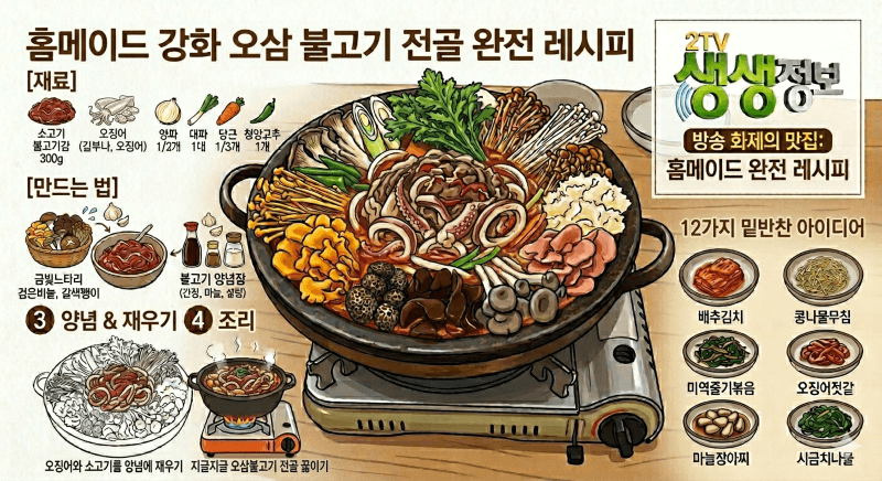 집에서 만들수 있는 버섯불고기 레시피
