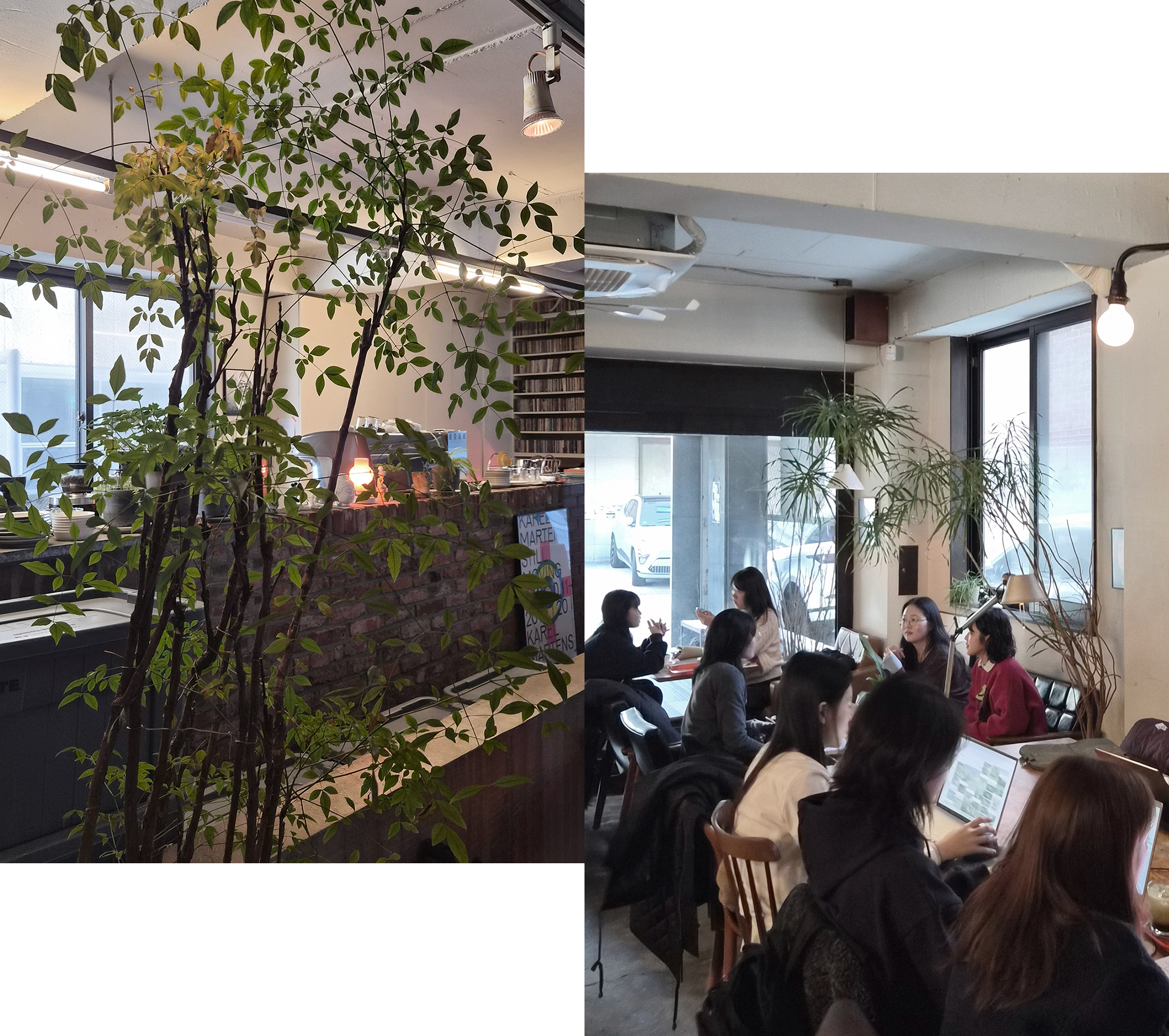 홍대 카페 비하인드