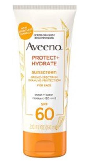 Aveeno Protect + Hydrate Lotion SPF 70 자외선 차단제