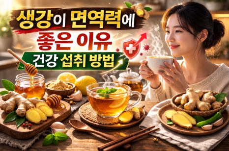 생강 건강하게 먹는 방법