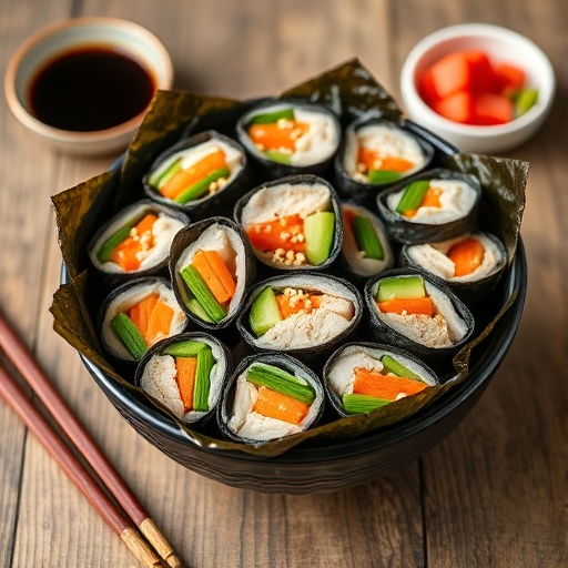 닭가슴살 김밥볼