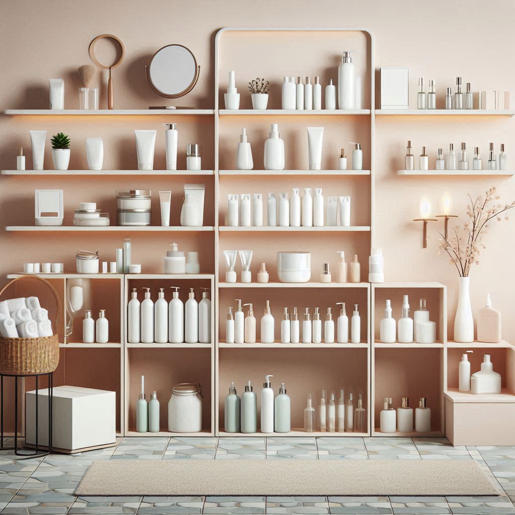 피부,체형관리 샵 배경