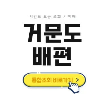 고흥 녹동항에서 거문도 배편 왕복 이용후기 차량선적까지_33