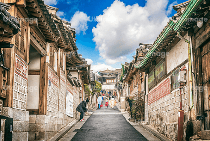 스쳐 지나가던 길의 풍경. 북촌 사진