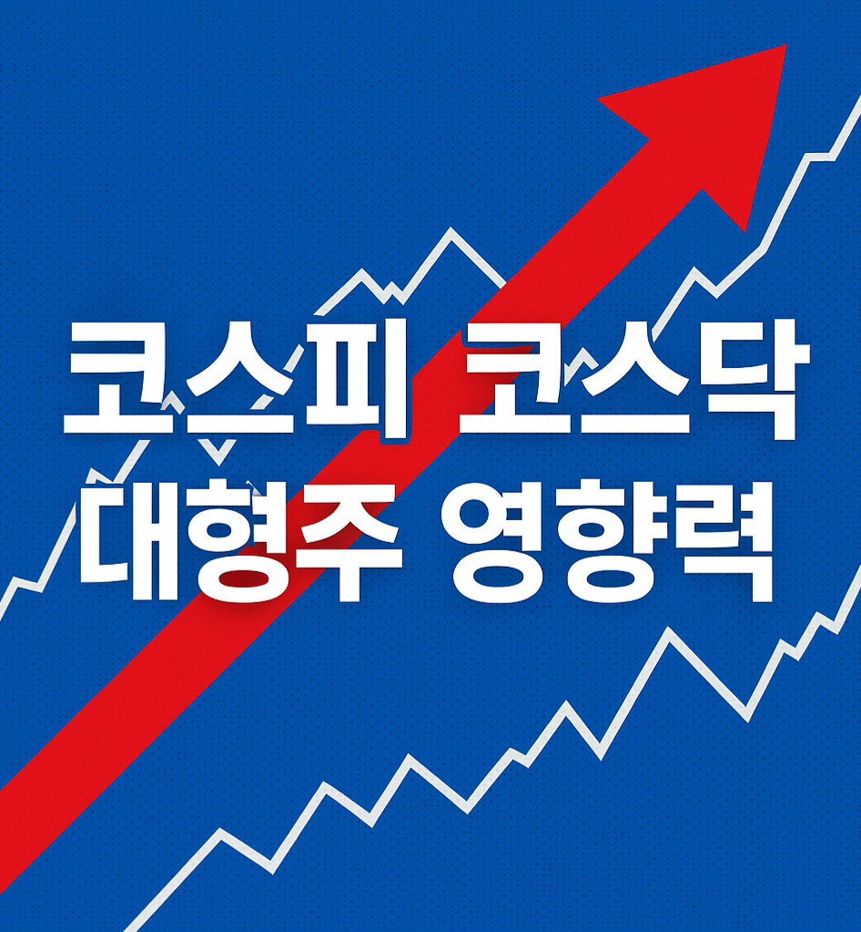 코스피 코스닥 대형주 썸네일 사진
