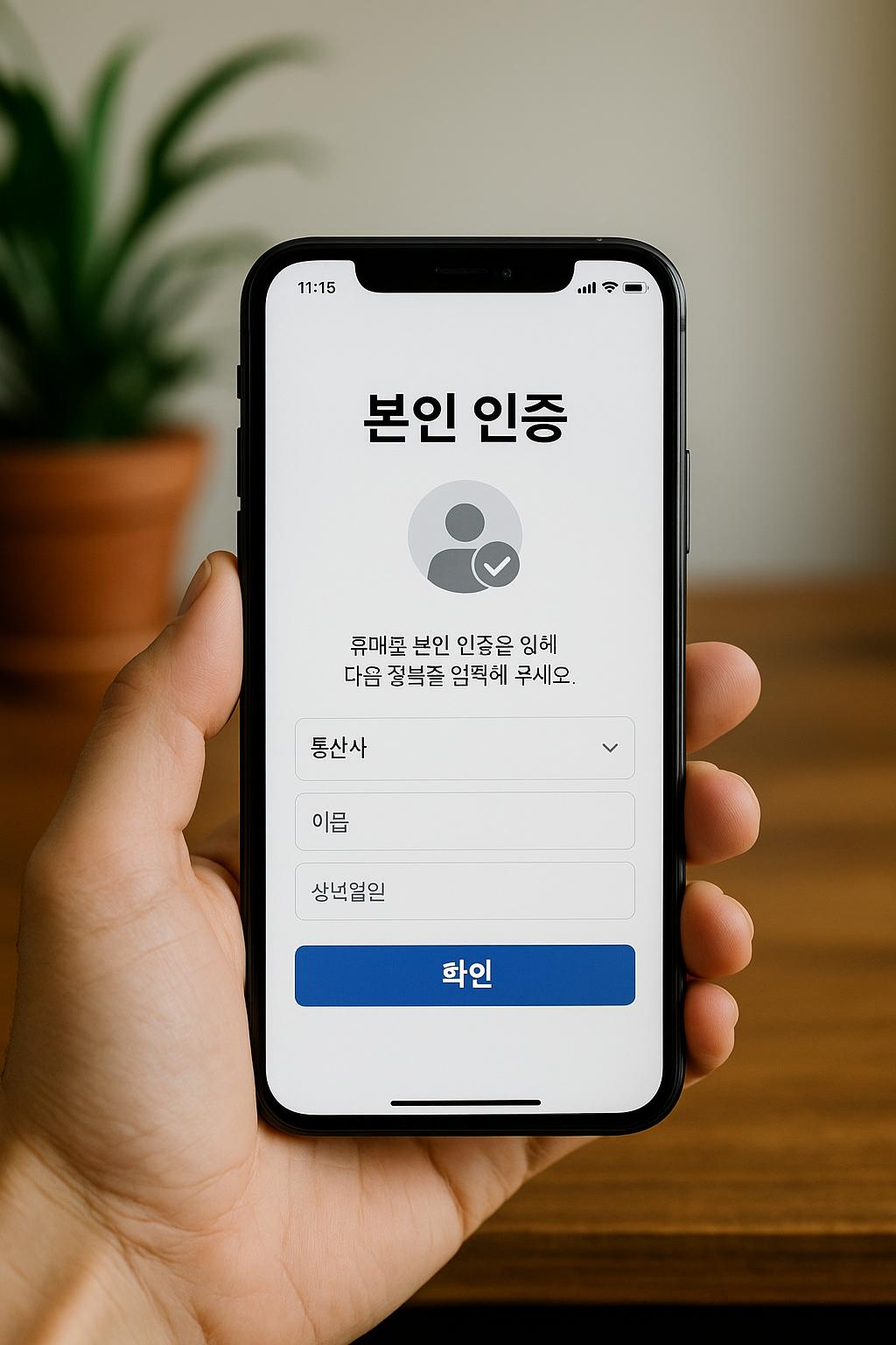 알뜰폰 pass 본인인증