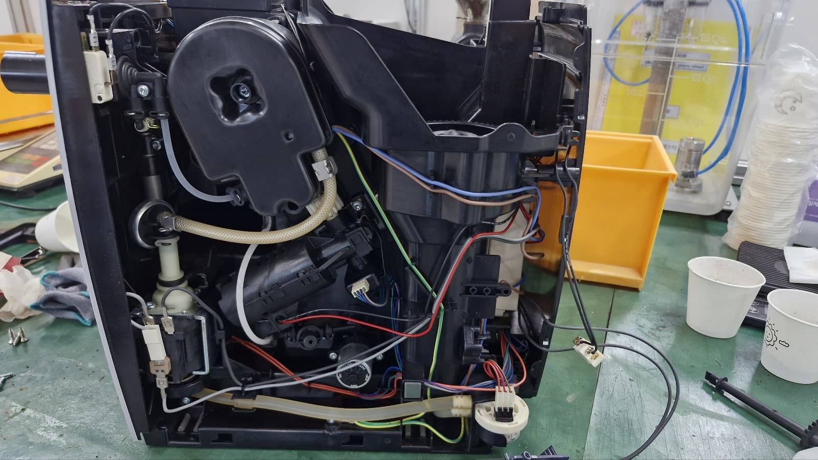 클리닝, 분해, 조립