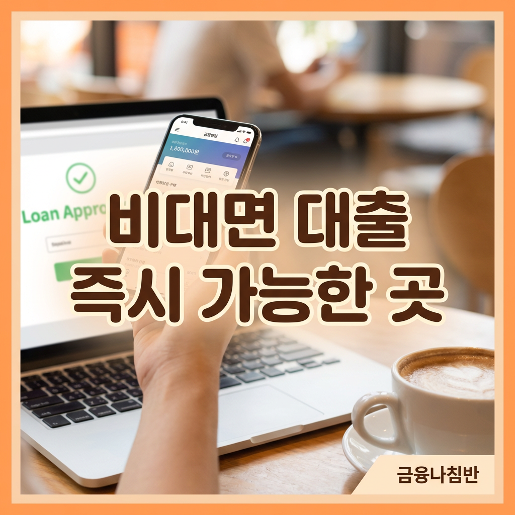 비대면 대출 즉시 가능한 곳 01