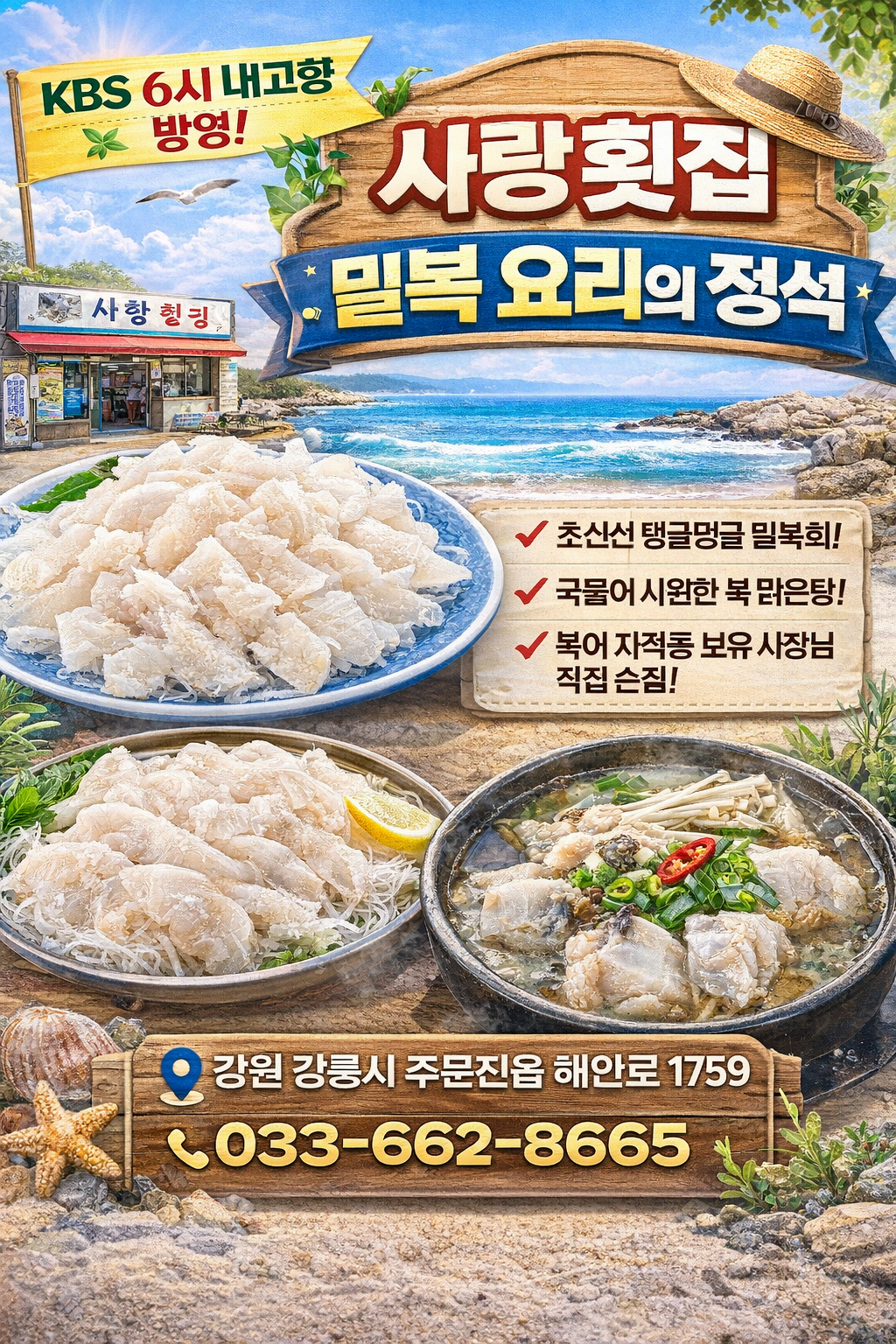 사랑횟집 &ndash; 밀복 요리의 정석