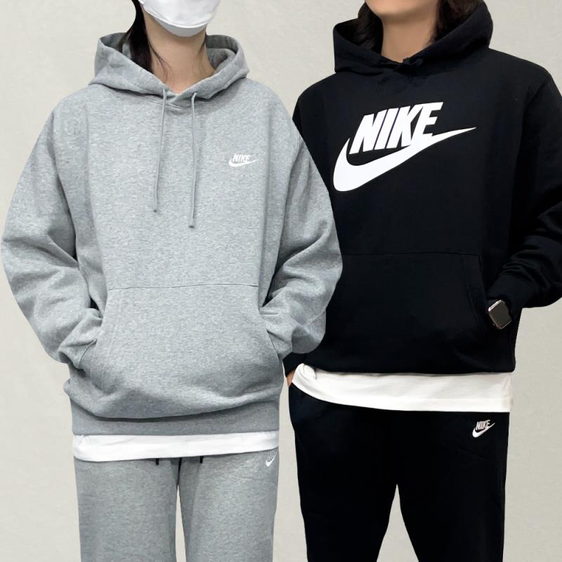 (국내 매장판)나이키 후드티 스우시 클럽 플리스 후드 티셔츠