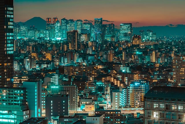 도시의 야경