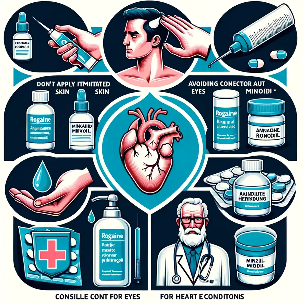 로게인폼과미녹시딜주의사항