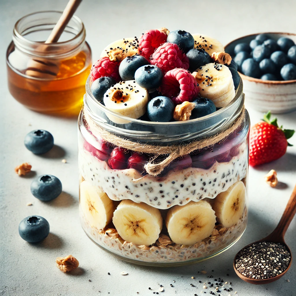 오버나이트 오트밀 이미지