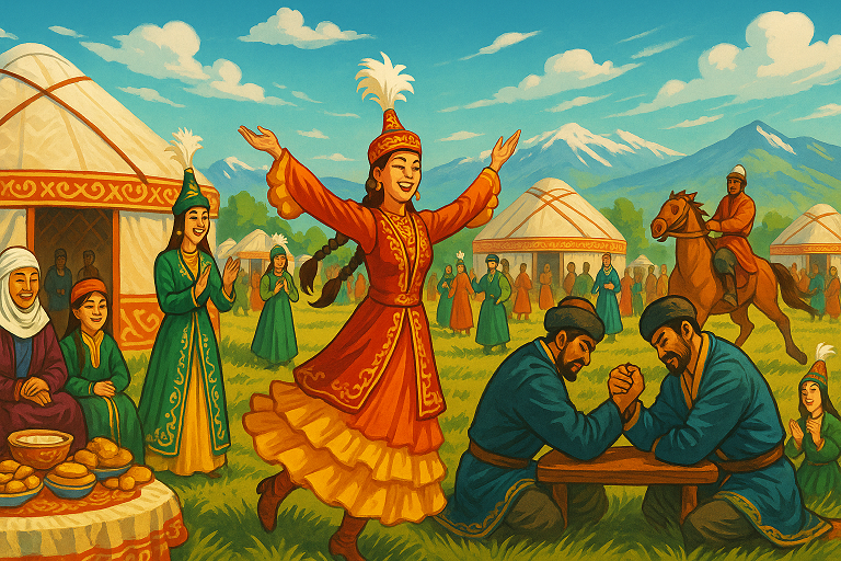 하늘과 땅을 잇는 카자흐스탄 나우르즈, 유목 전통의 재탄생 (정체성,전통,부활)