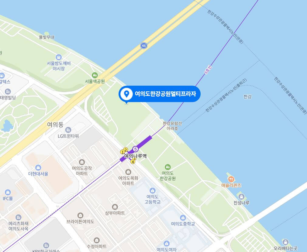 여의도 한강공원 멀티플라자
