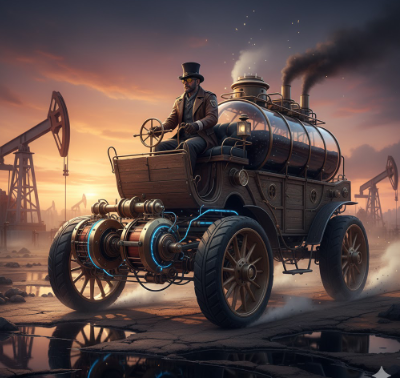 최초의 전기차역사 관련사진 - 원유전기마차