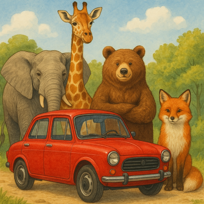 생태통로 필요성에 대한 동물 이미지