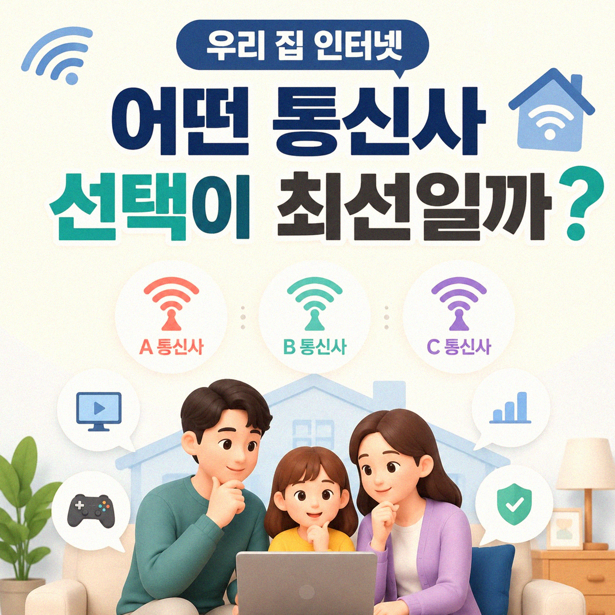 우리집 인터넷 통신사, 어디가 가장 좋을까?