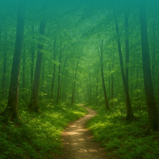 숲은 동화 이야기 속 길을 잃기 쉬운 공간인 숲은 미지의 세계, 혹은 인생의 시련을 상징