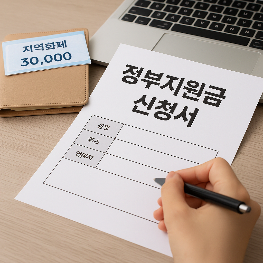 소비쿠폰2차, 민생지원, 정부지원금, 지역화폐