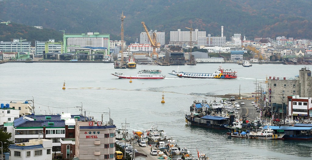 통영항 풍경