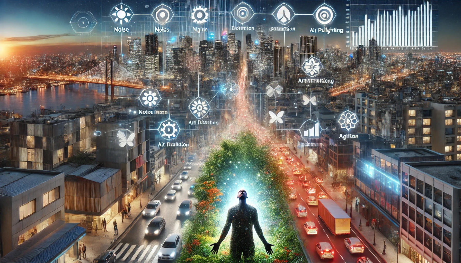 도시 환경 역시 인간의 감각에 많은 영향을 미친다.