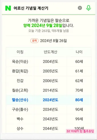 환갑 나이계산 방법 간단 정리_14