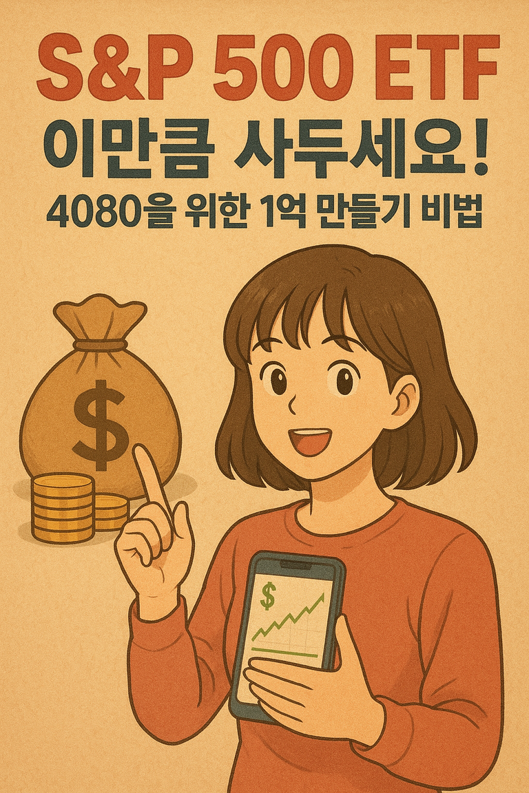 S&amp;P 500 ETF, 1억 만들기의 핵심 비법