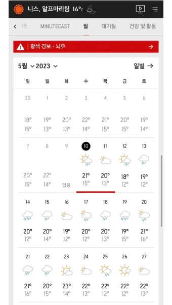 5월 날씨 전망 날씨 예보 기온 예측_2